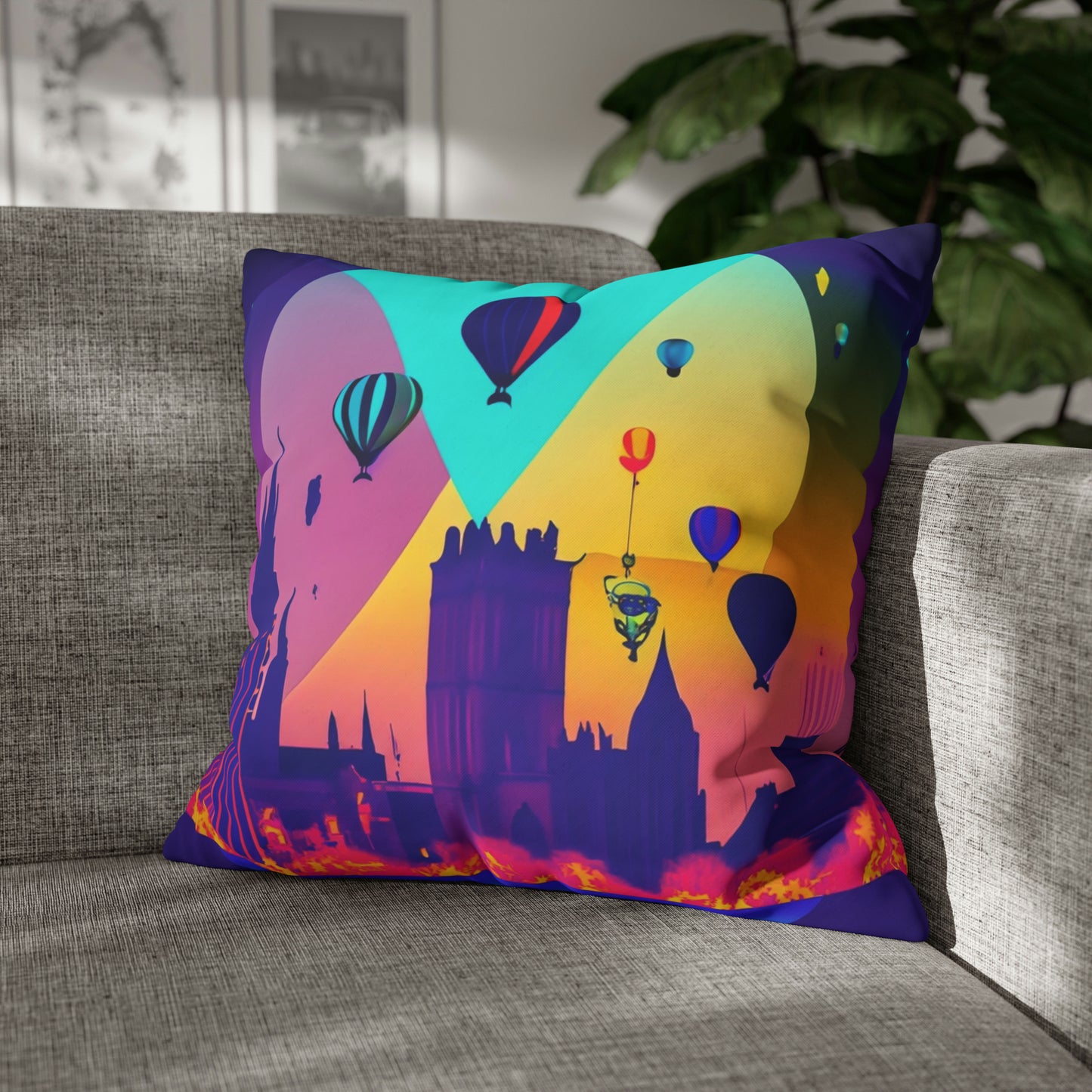 Bristol City Neon Pillowcase