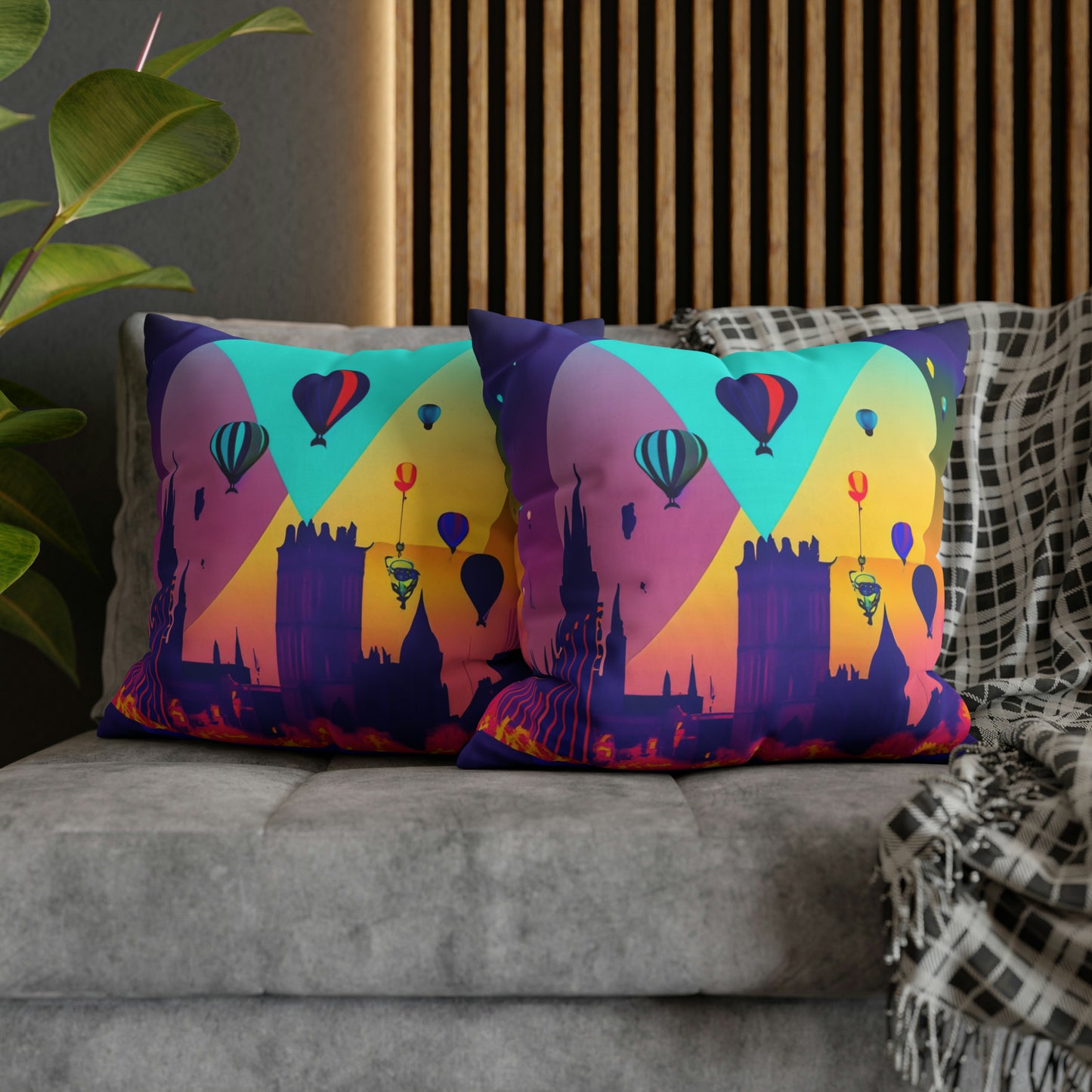 Bristol City Neon Pillowcase