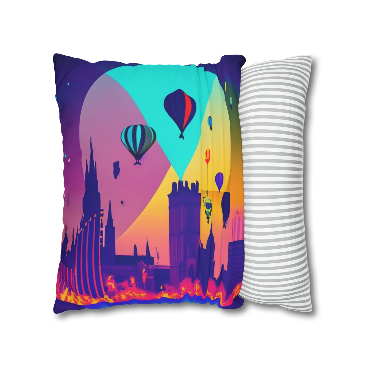 Bristol City Neon Pillowcase