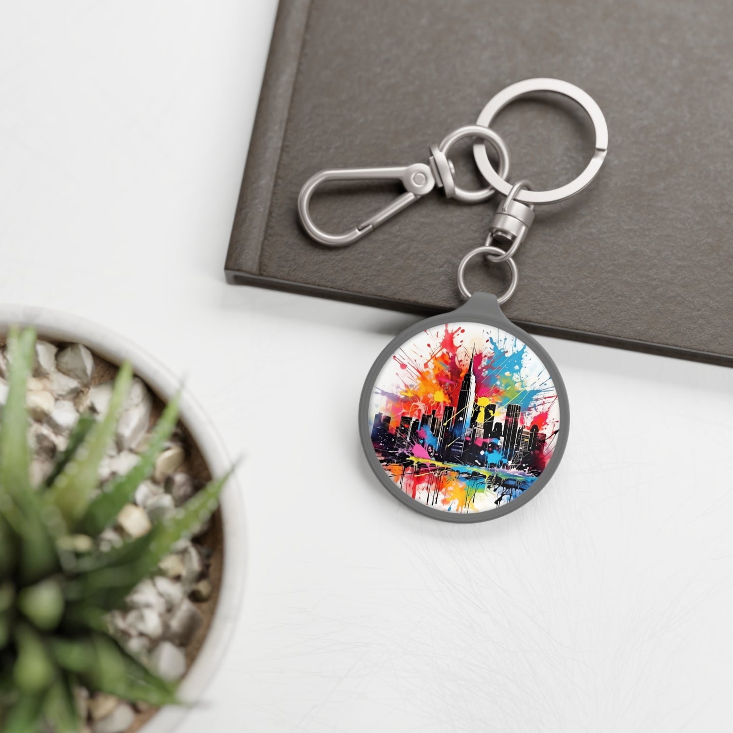 New York Skyline Keyring