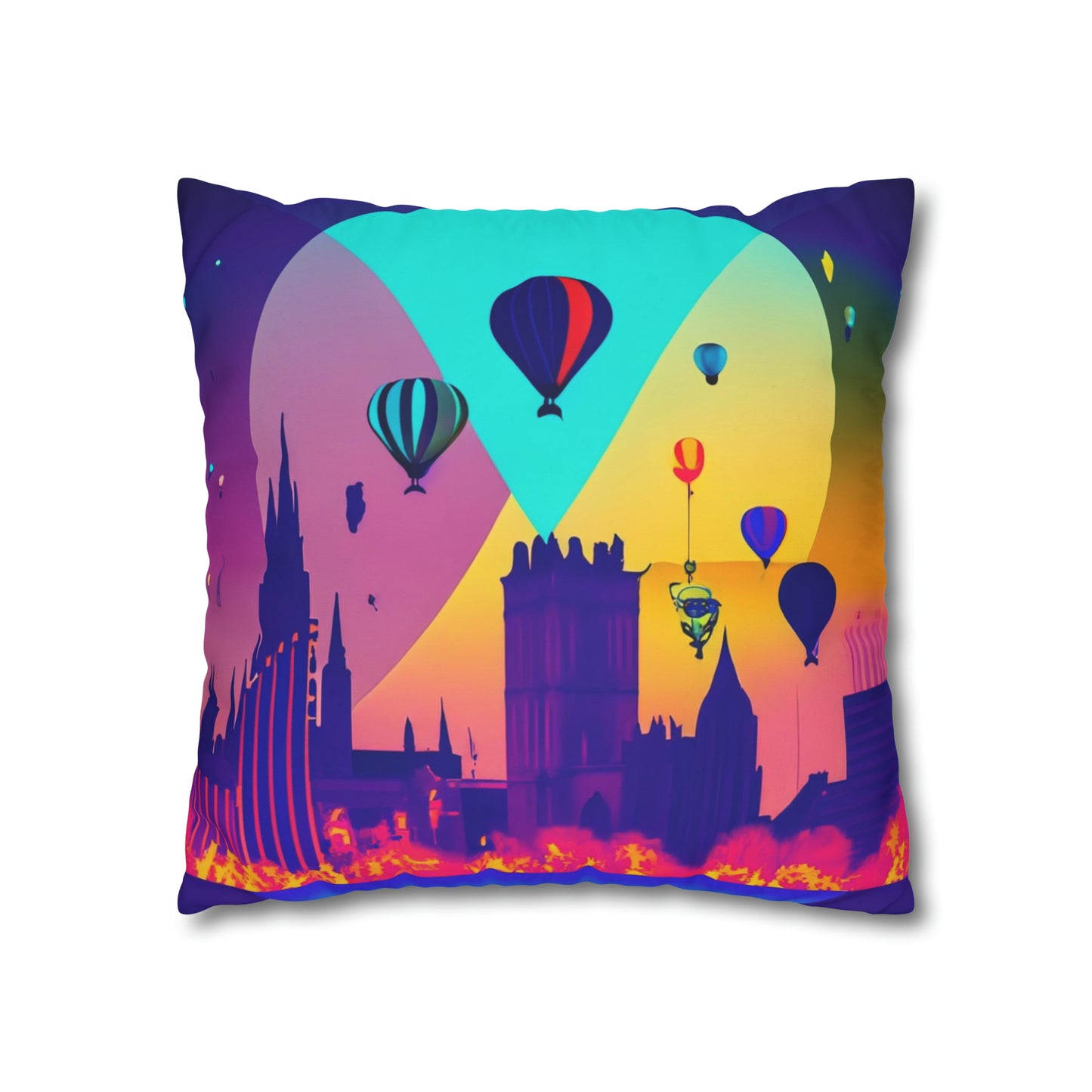 Bristol City Neon Pillowcase