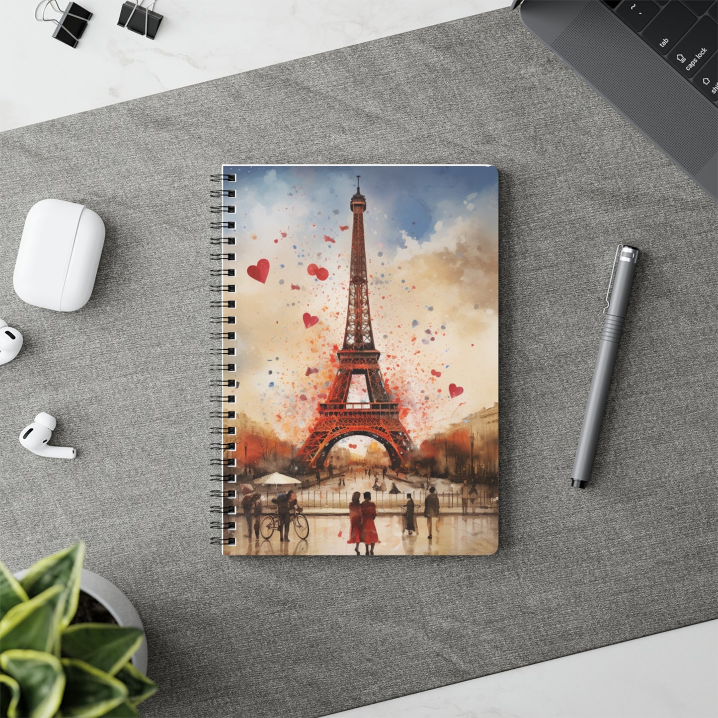 Eiffel Tower Dreams Notebook