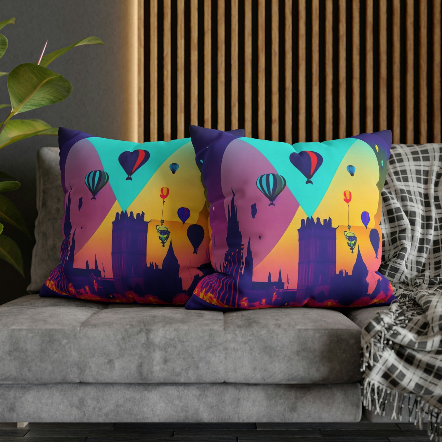 Bristol City Neon Pillowcase