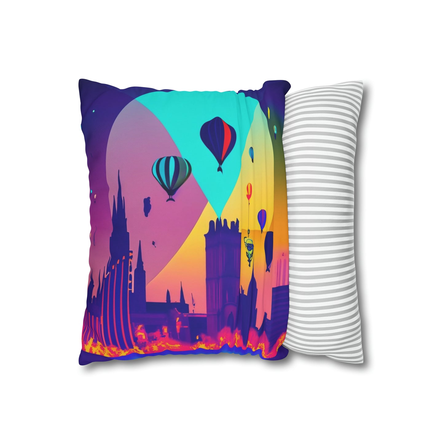 Bristol City Neon Pillowcase