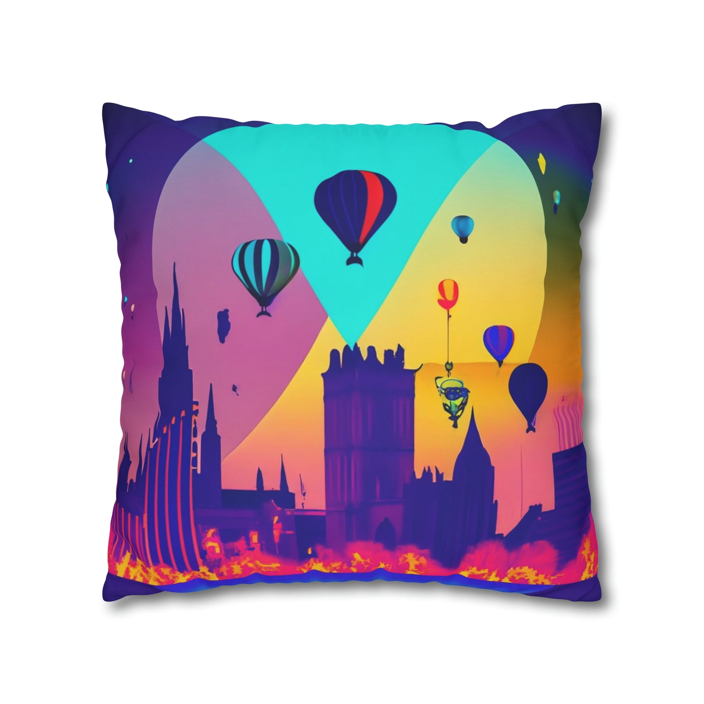Bristol City Neon Pillowcase