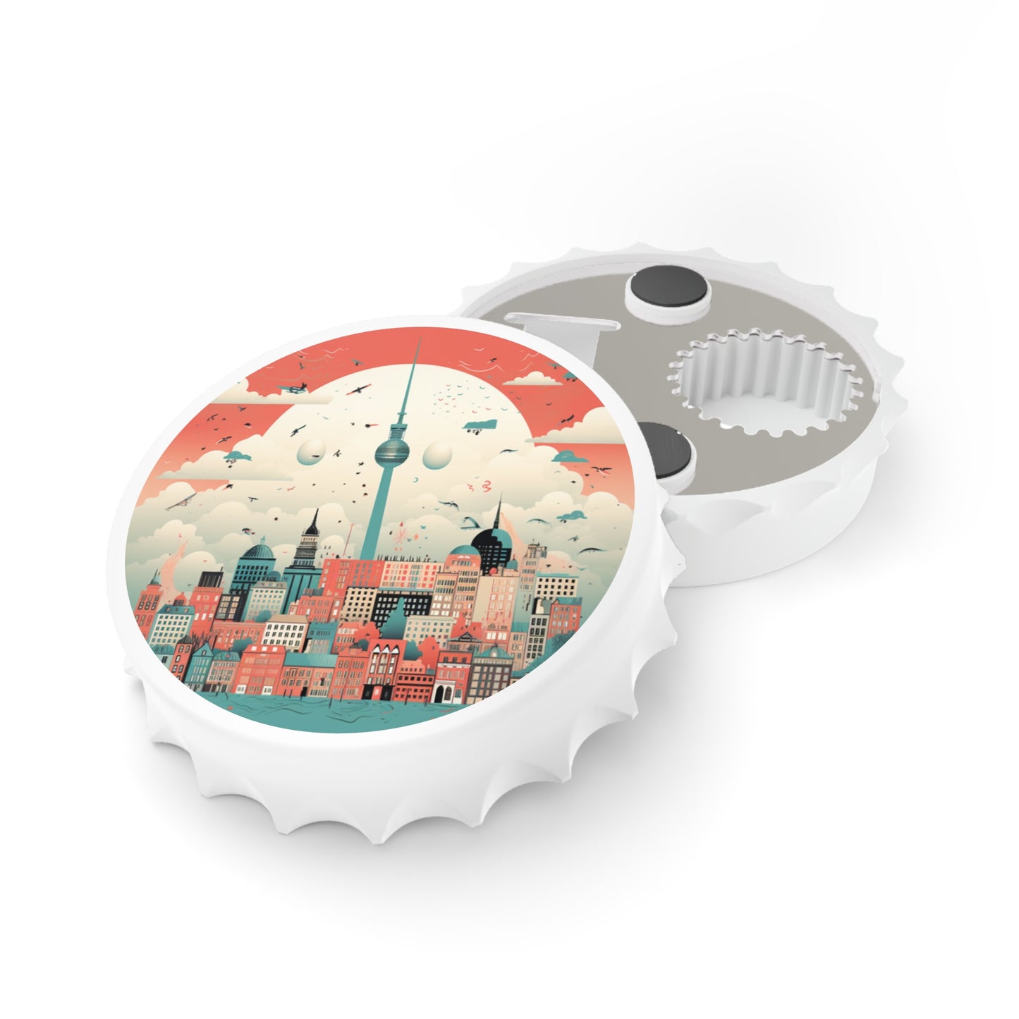 Berlin Bottle Opener & Fridge Magnet Combo