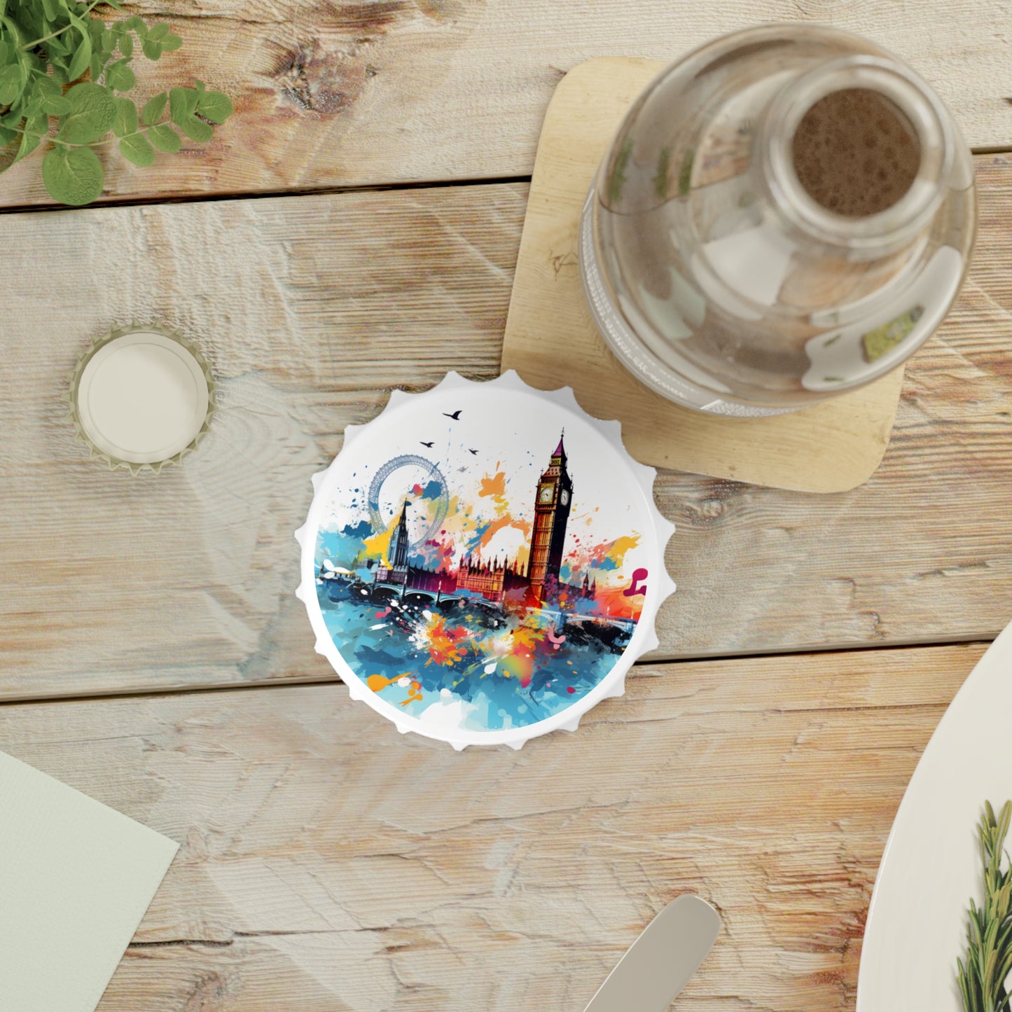 London Skyline Splendor Bottle Opener