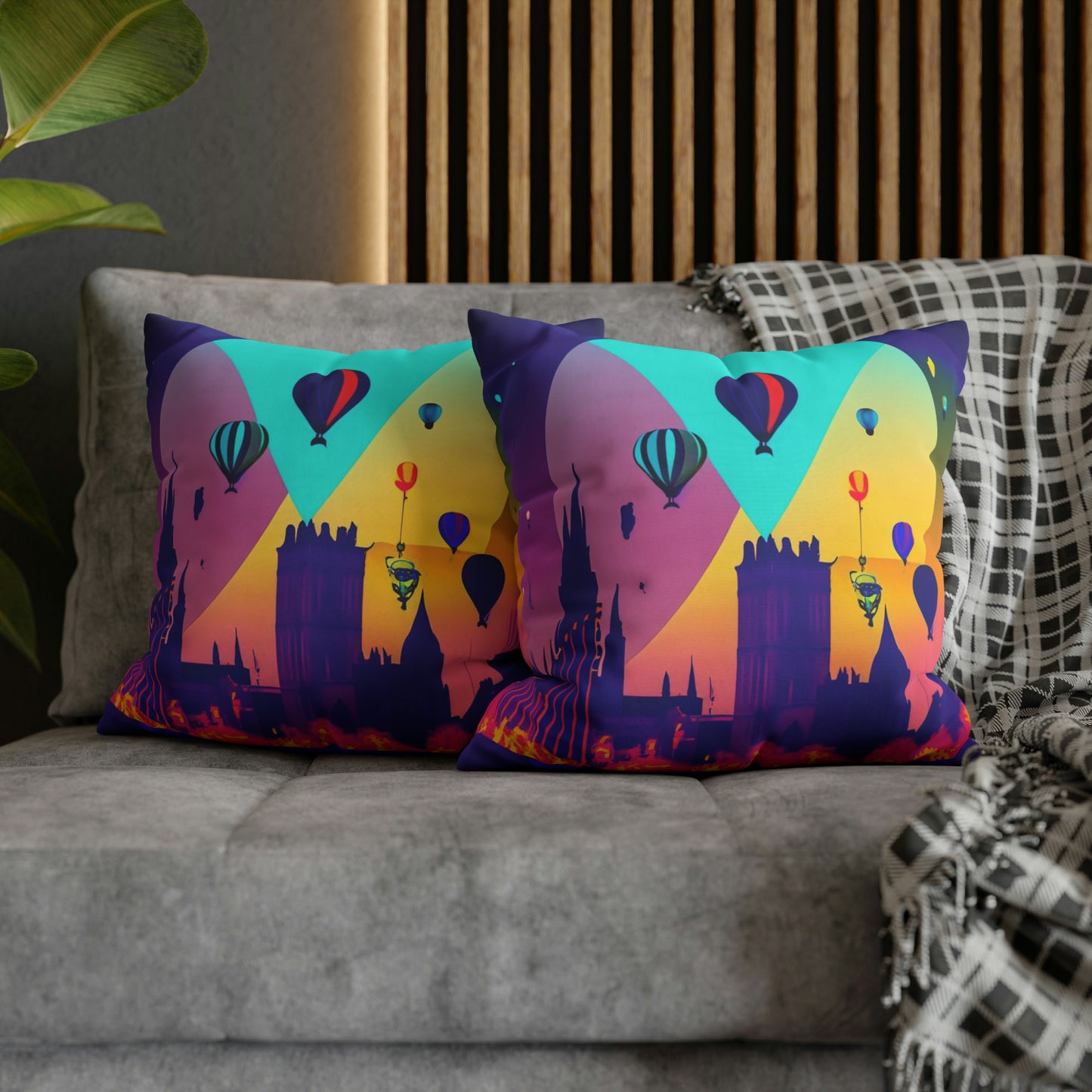 Bristol City Neon Pillowcase