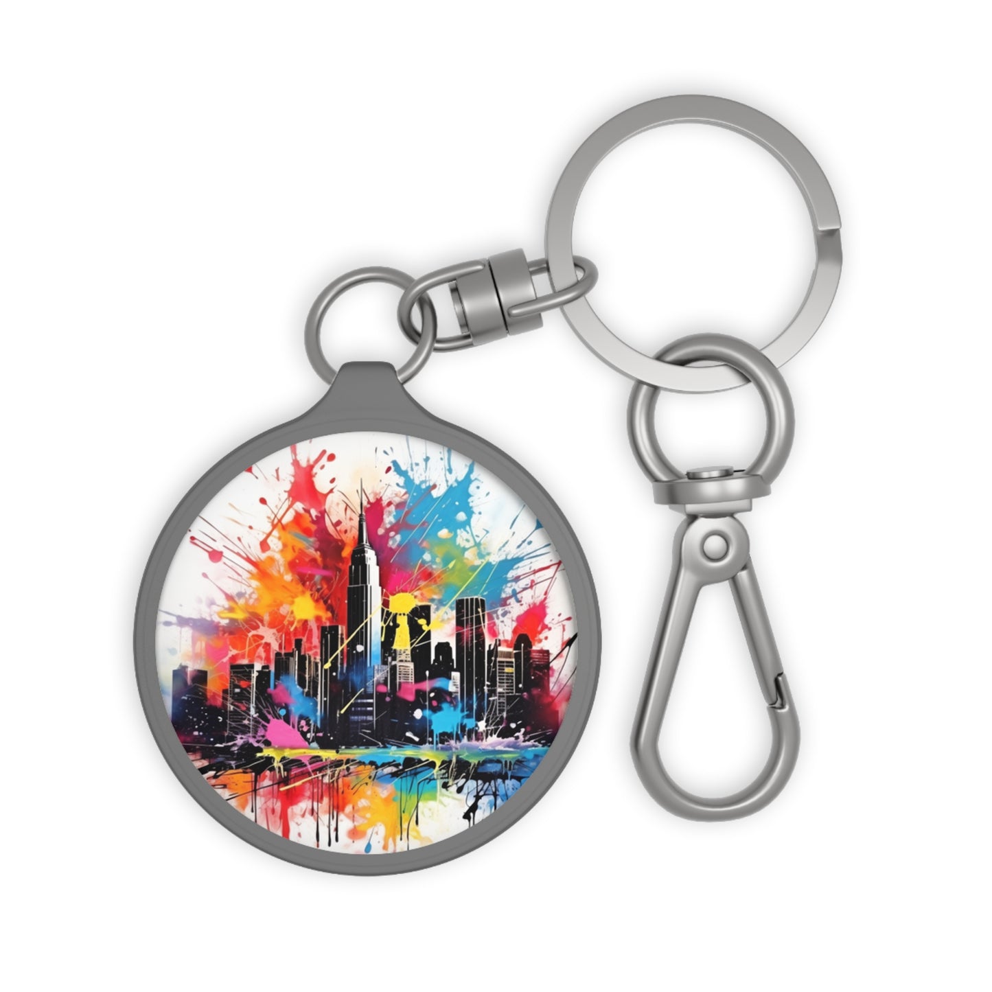 New York Skyline Keyring