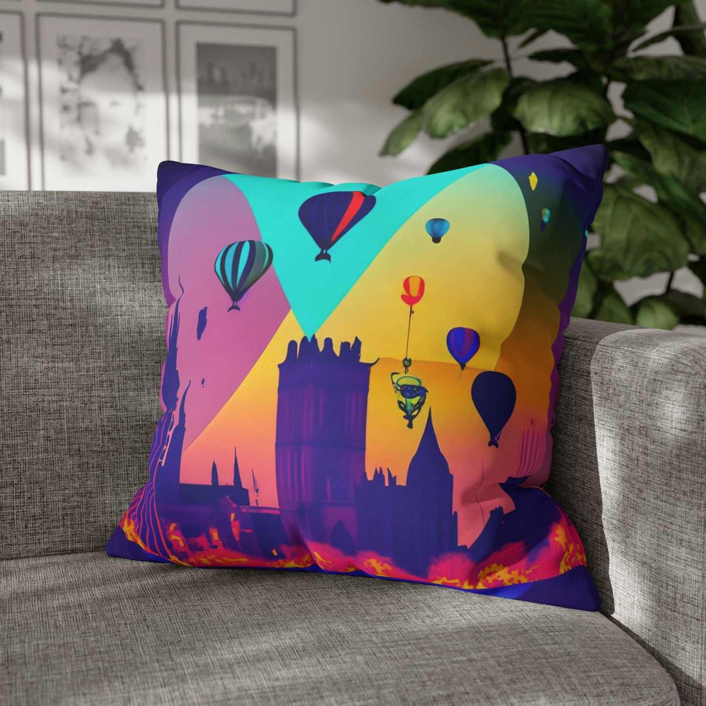Bristol City Neon Pillowcase