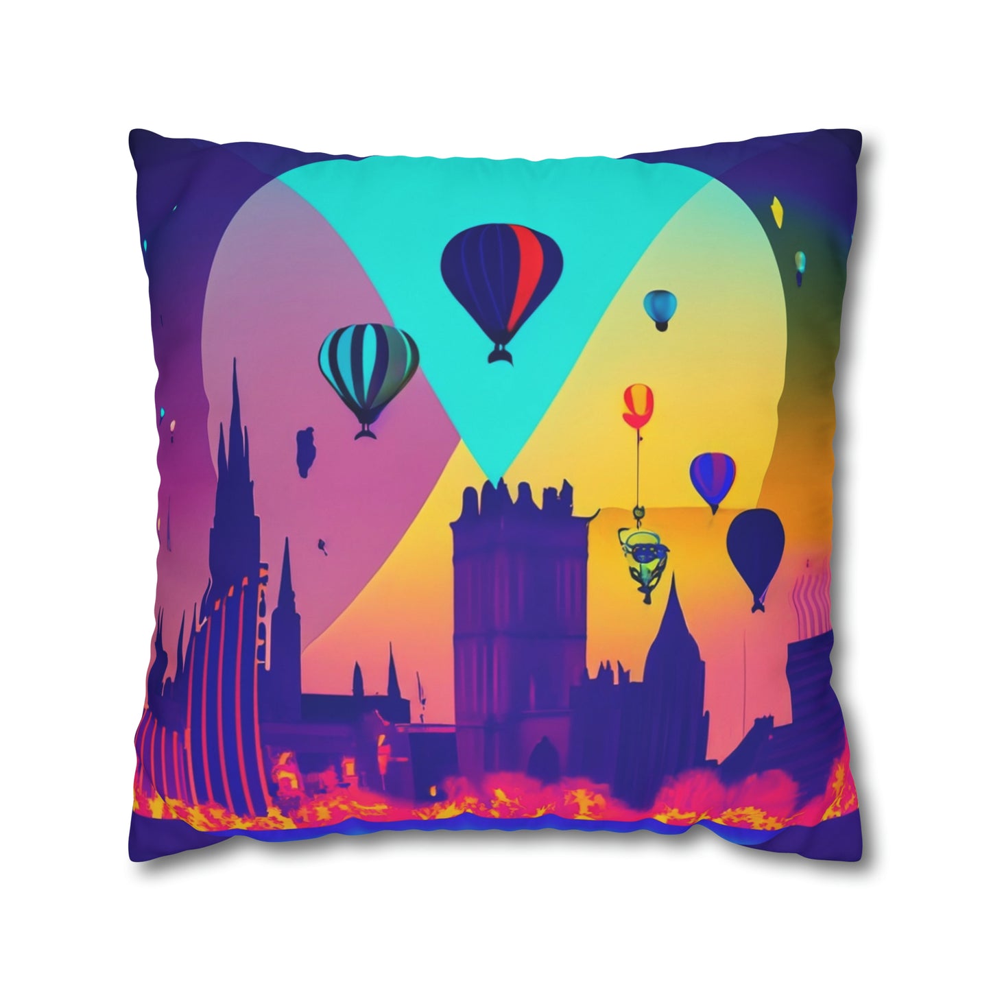 Bristol City Neon Pillowcase