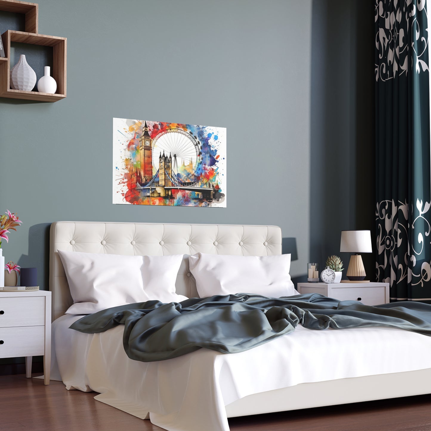 London Cityscape Spectrum Art Print
