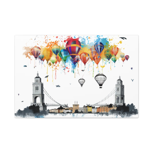 Bristol Suspension Bridge Skyline Canvas